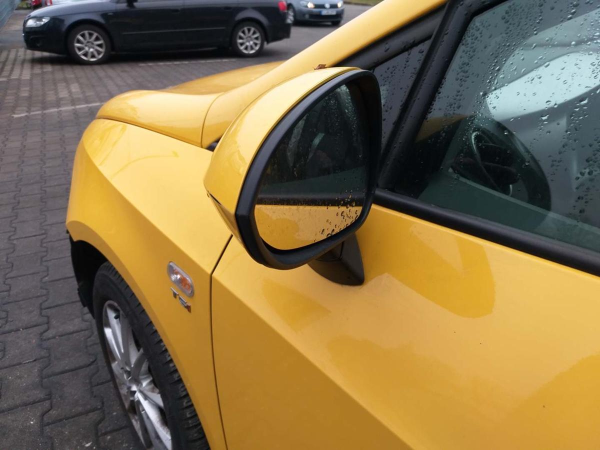 Seat Ibiza 6J original Außenspiegel links elektrisch LS1A Amarillo Crono Gelb Bj.2011